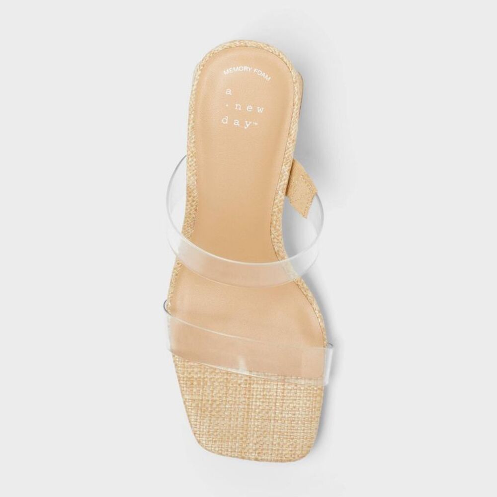 Women’s Hattie Heels with Memory Foam Insole - Natural 8 - Picture 3 of 3